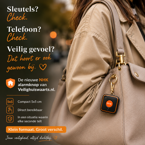 NHK® Protect - Alarmknop met SOS functie en Live GPS